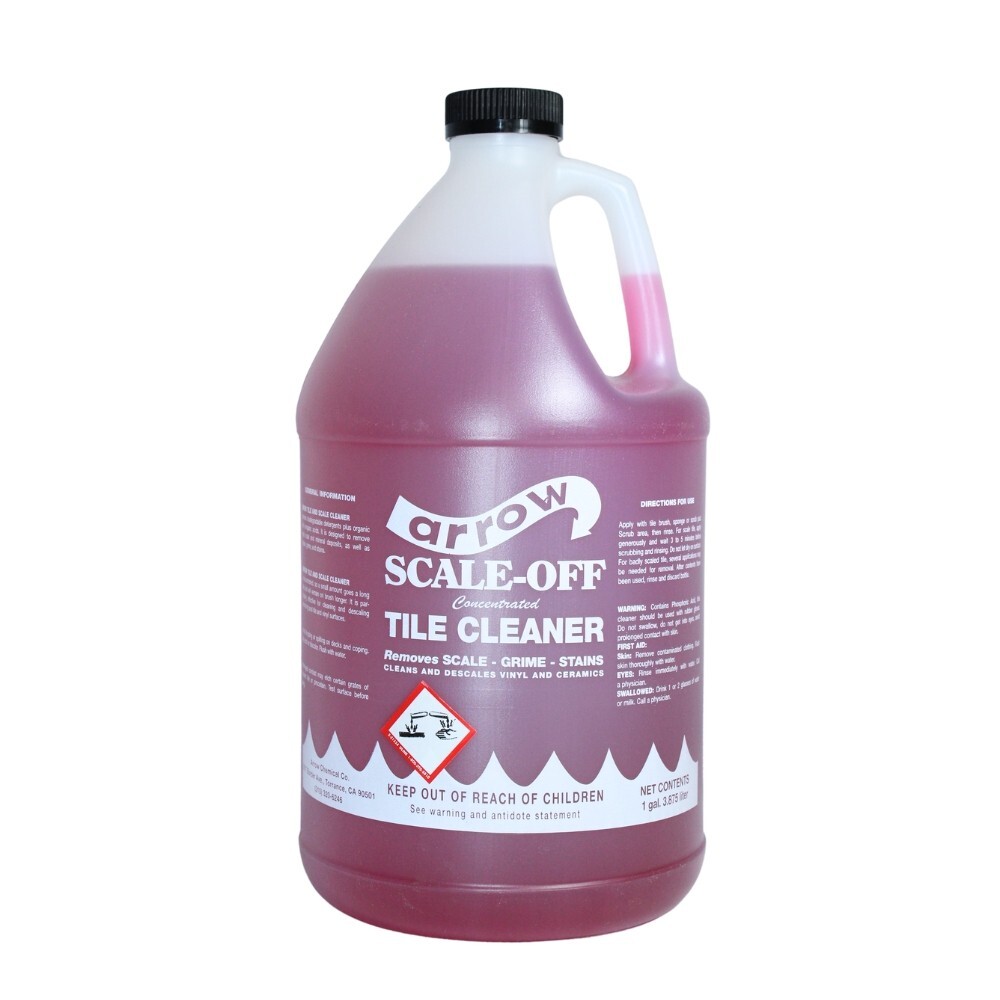 Arrow Scale-Off Tile Cleaner – Pool Tile Removes Scale, Grime, & Stains 1 Gallon
