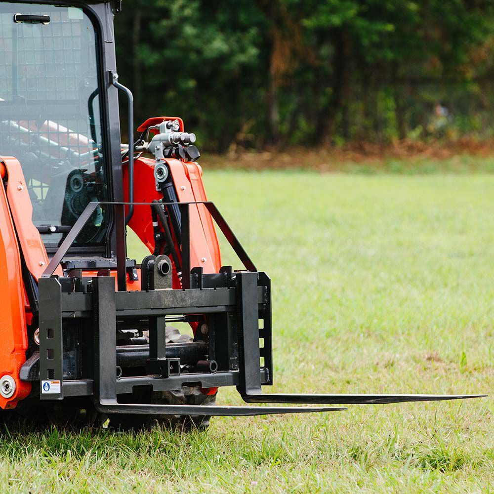 Titan Attachments Standard Series Pallet Fork Frame, 48" Pallet Fork Blades