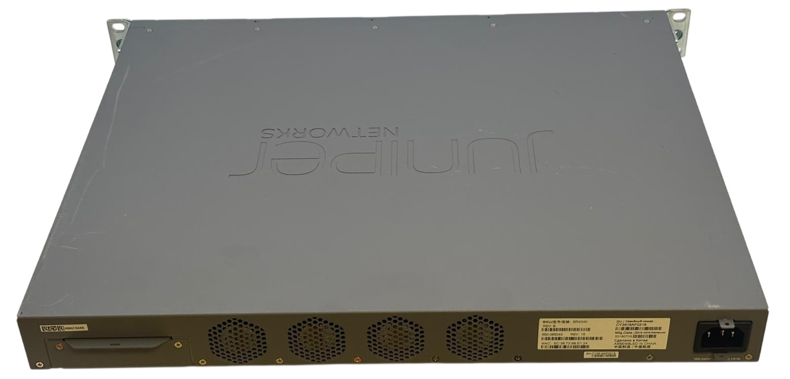 Juniper SRX340-SYS-JB Router 16x 1GbE Ports 90 Day Warranty!