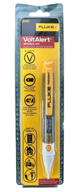 Fluke 2AC 90-1000V Non-contact Voltage Tester ACV Detector CAT IV Voltalert