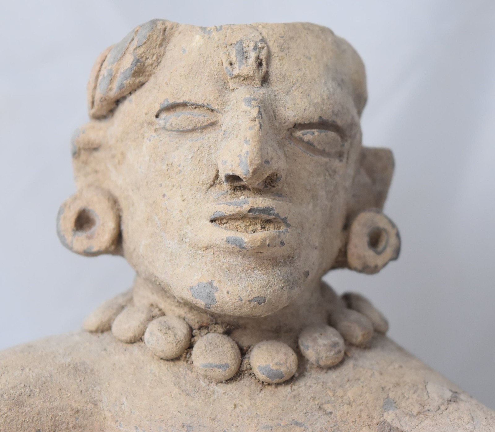 Ancient Pre Columbian Moche Culture Stirrup Spout Vessel Pottery 200CE-800CE