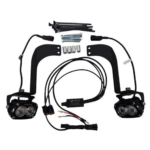 Plug & Play LED Auxiliary Offroad Light Kit CFMOTO Ibex 450 (Adjustable Low B...