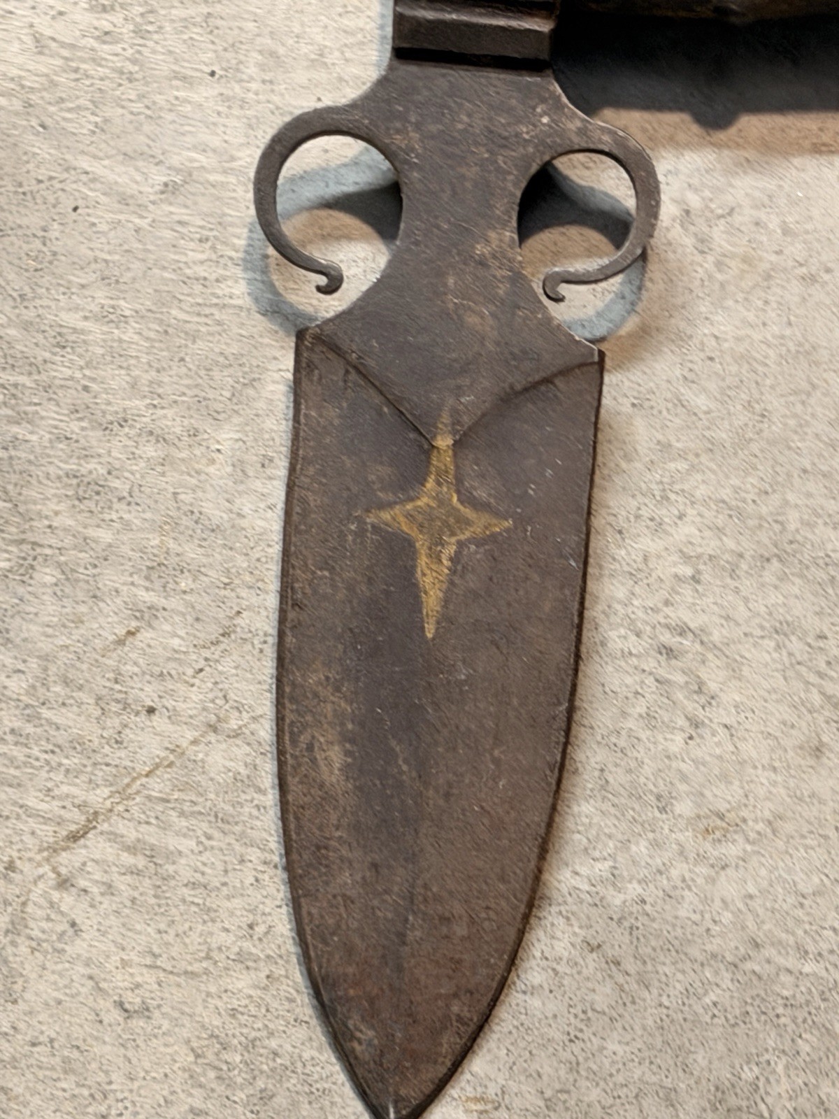 1800’s Plains Indian Pipe Tomahawk with Beaded Drop and Star Engraving