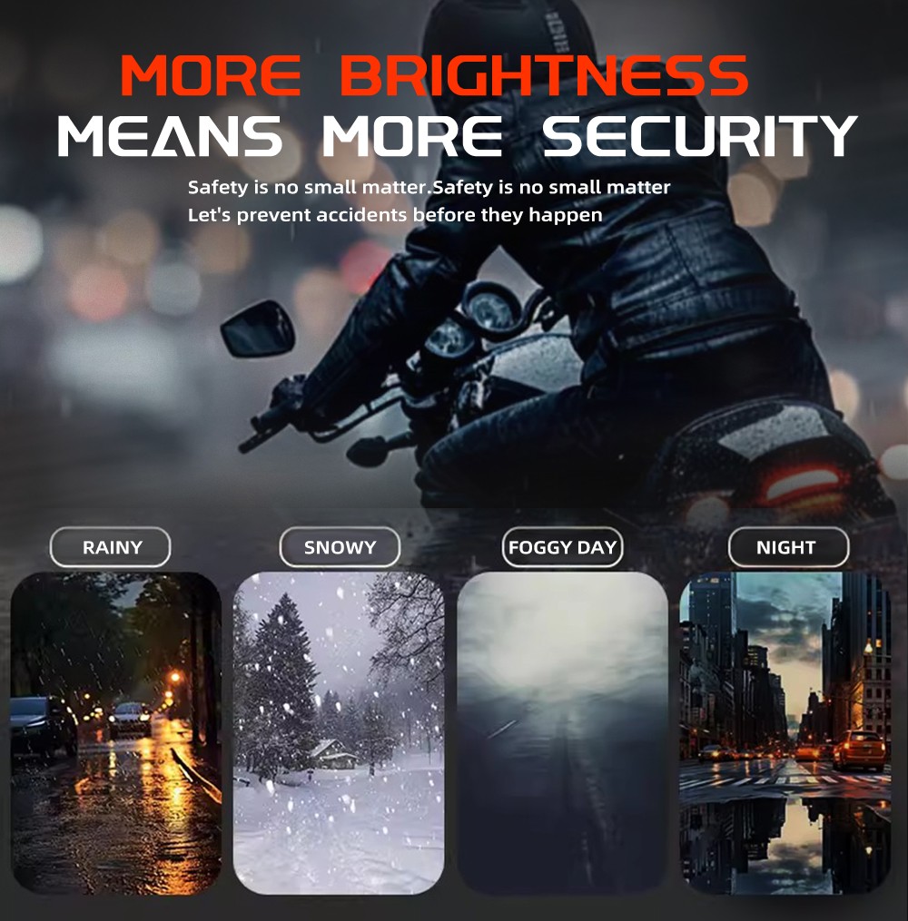 2x 6" Laser LED Motorcycle Driving Fog Spot Light Auxiliary Lamp White+Amber DRL