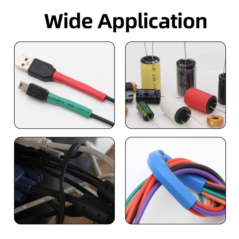 560 Pcs HEAT SHRINK Tubing Sleeve 3:1 Shrinkable Tube Wire Cable Assortment Kit