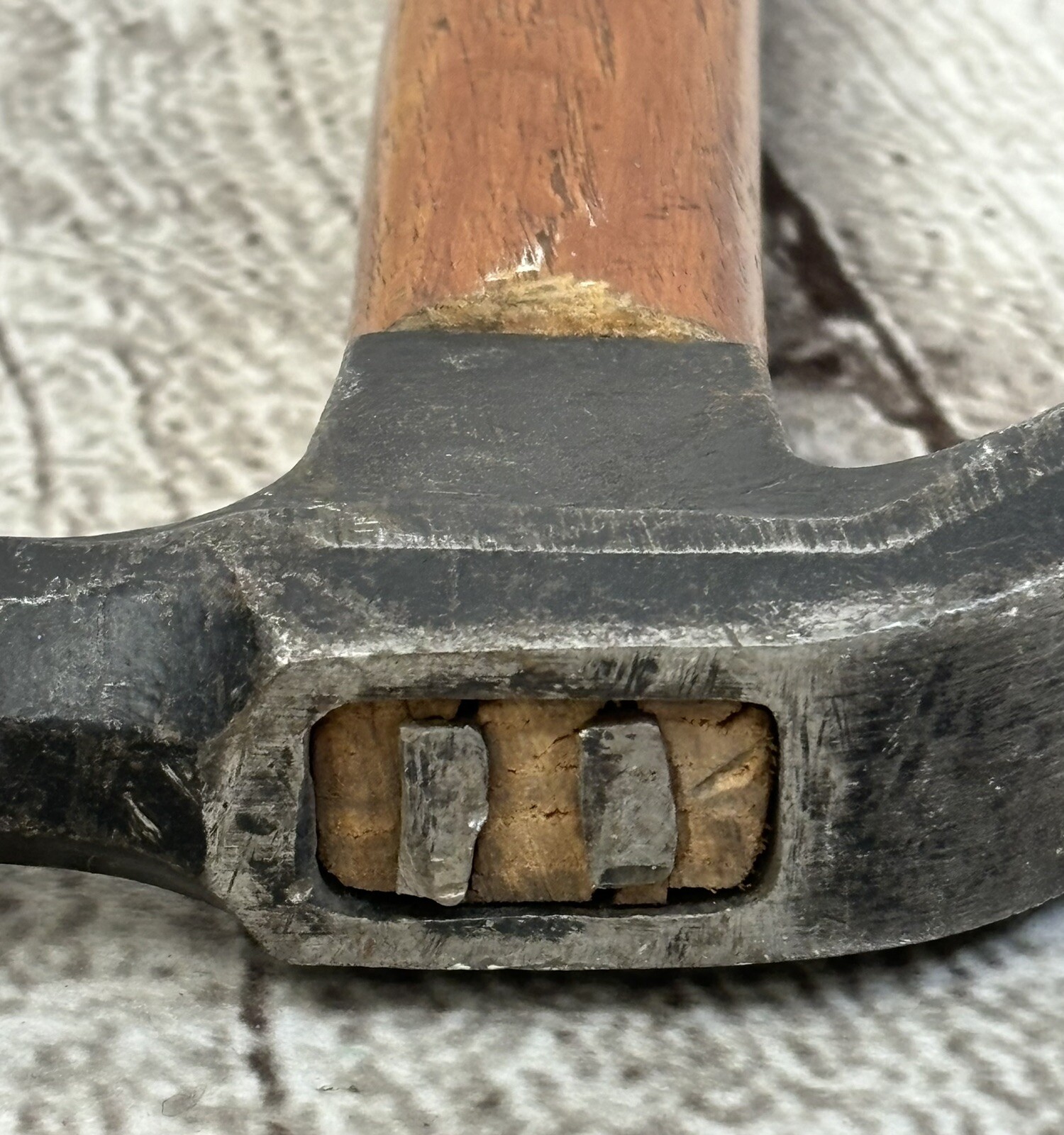 3 Vintage Wood Handled Hammers Stanley 308B Ball Peen, Claw & Cross Peen