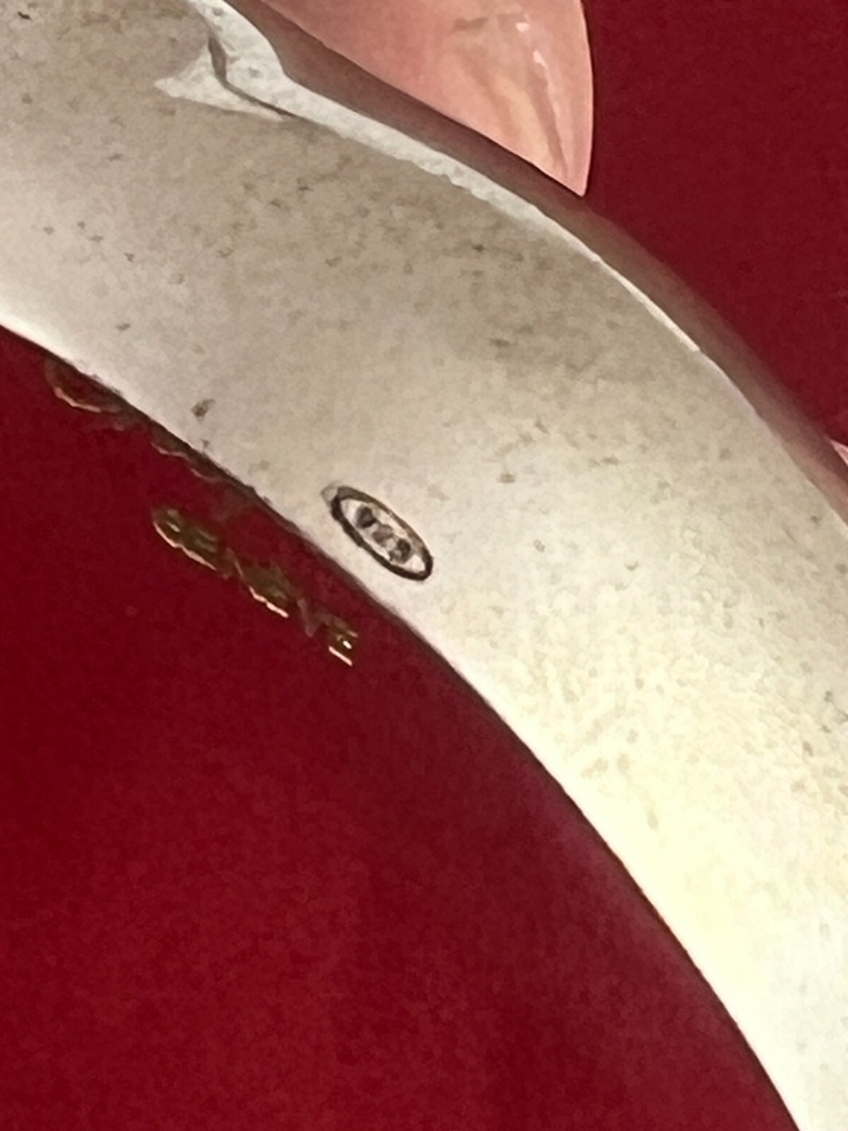 ORIGINAL CHOPARD HEART SHAPED STERlING SILVER RING DISPLAY BOX - VERY NICE!