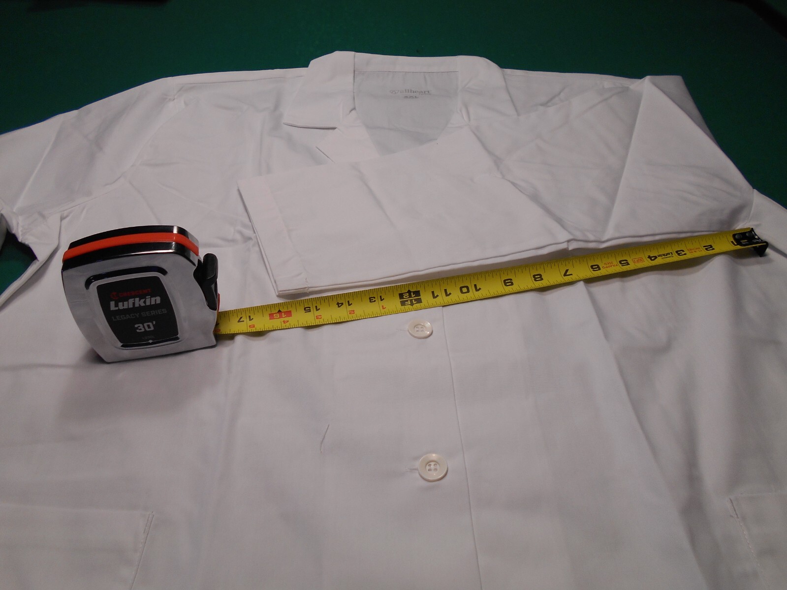 Medical White Unisex Lab Coat Men or Women SIZE 3XL