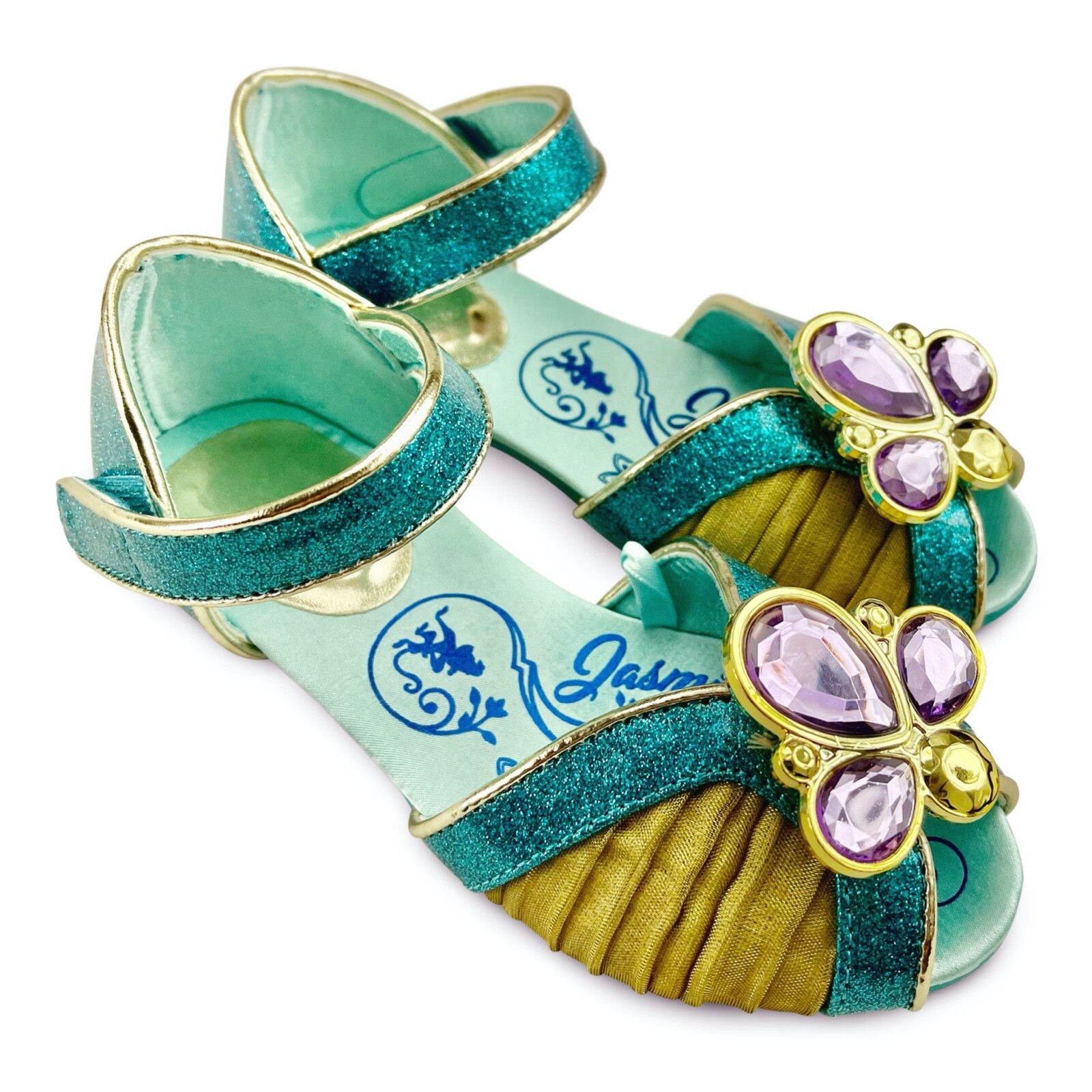 NWT Disney Store Jasmine Costume Shoes many sizes Princess Aladdin U pick