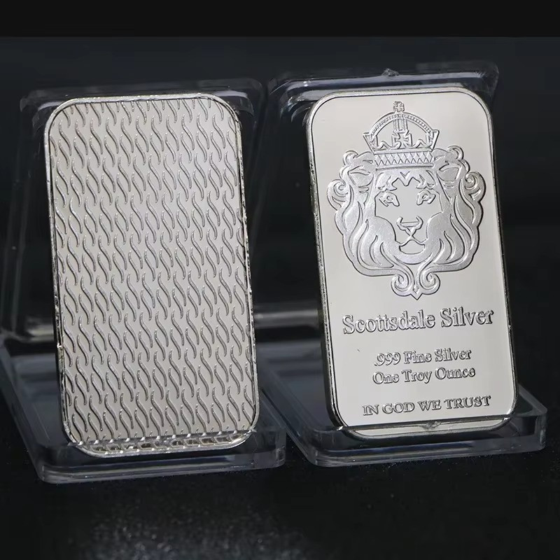 1PC 1 oz . Silver Bar - Scottsdale Mint VORTEX Silver Bullion Bar