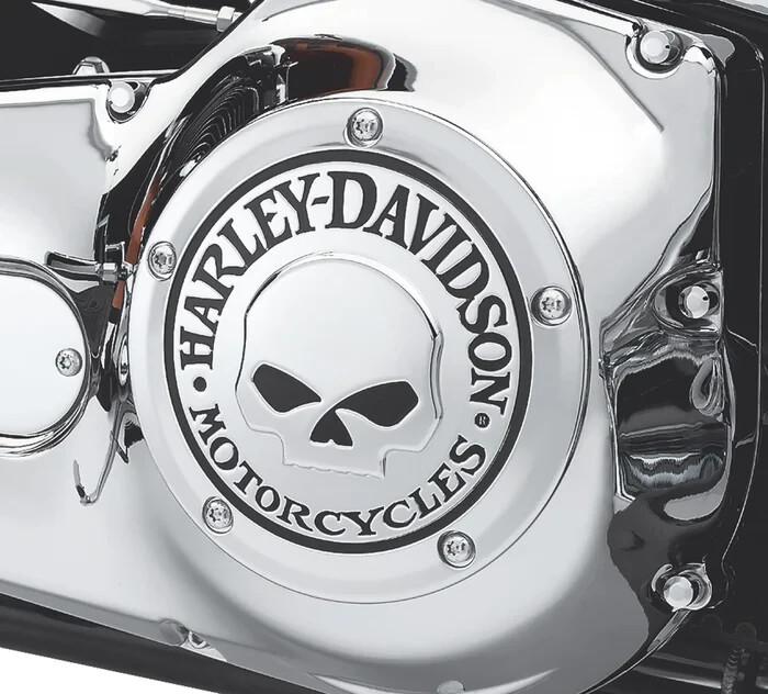 GENUINE HARLEY DAVIDSON WILLIE G SKILL DERBY COVER 99-15 TOURING 99-18 SOFTAIL