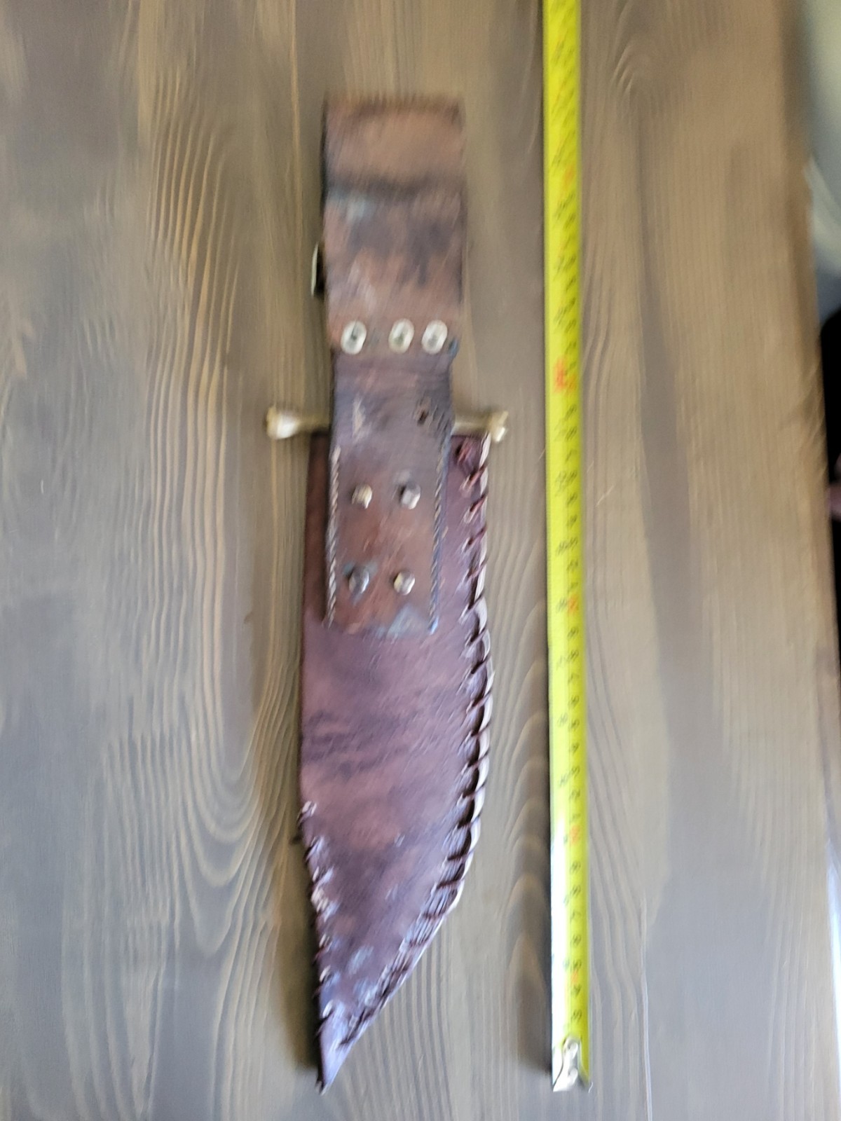 UNIQUE! WWII Case V-44 Bowie Knife w/Custom Sheath
