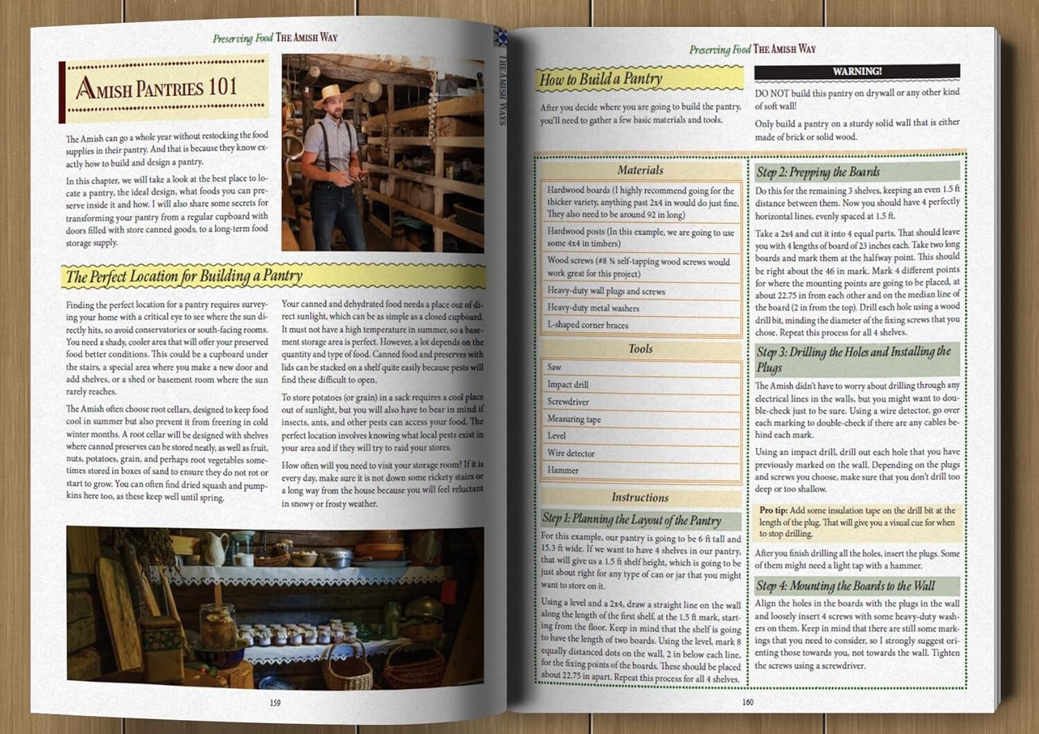 The Amish Ways (paperback with color pictures)