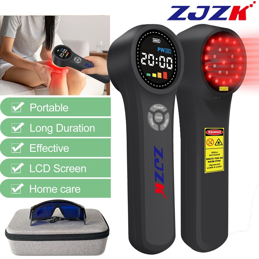 Medical Grade Cold Laser Therapy LLLT Device 24Diodes NIR Light For Pain Relief