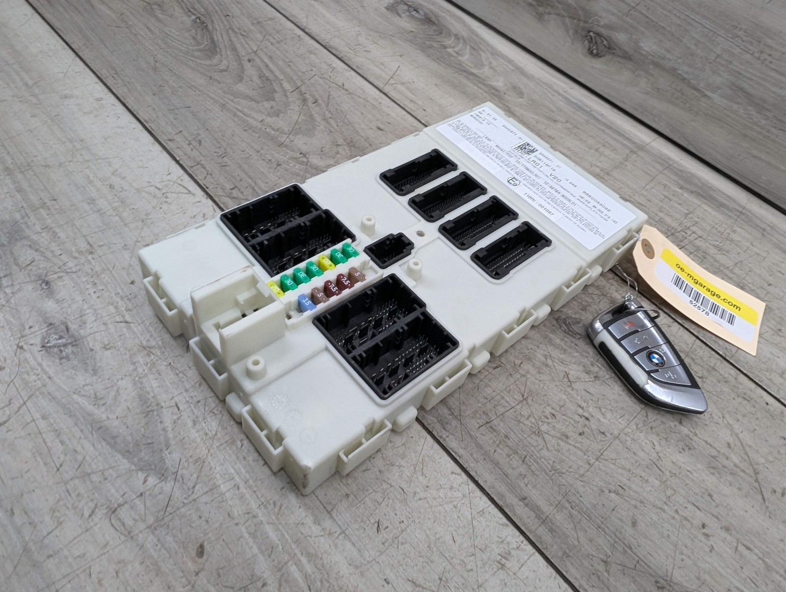 14-19 OEM BMW F15 F16 F85 F86 X5 X6 Body Control Junction Box Module FEM + Key*