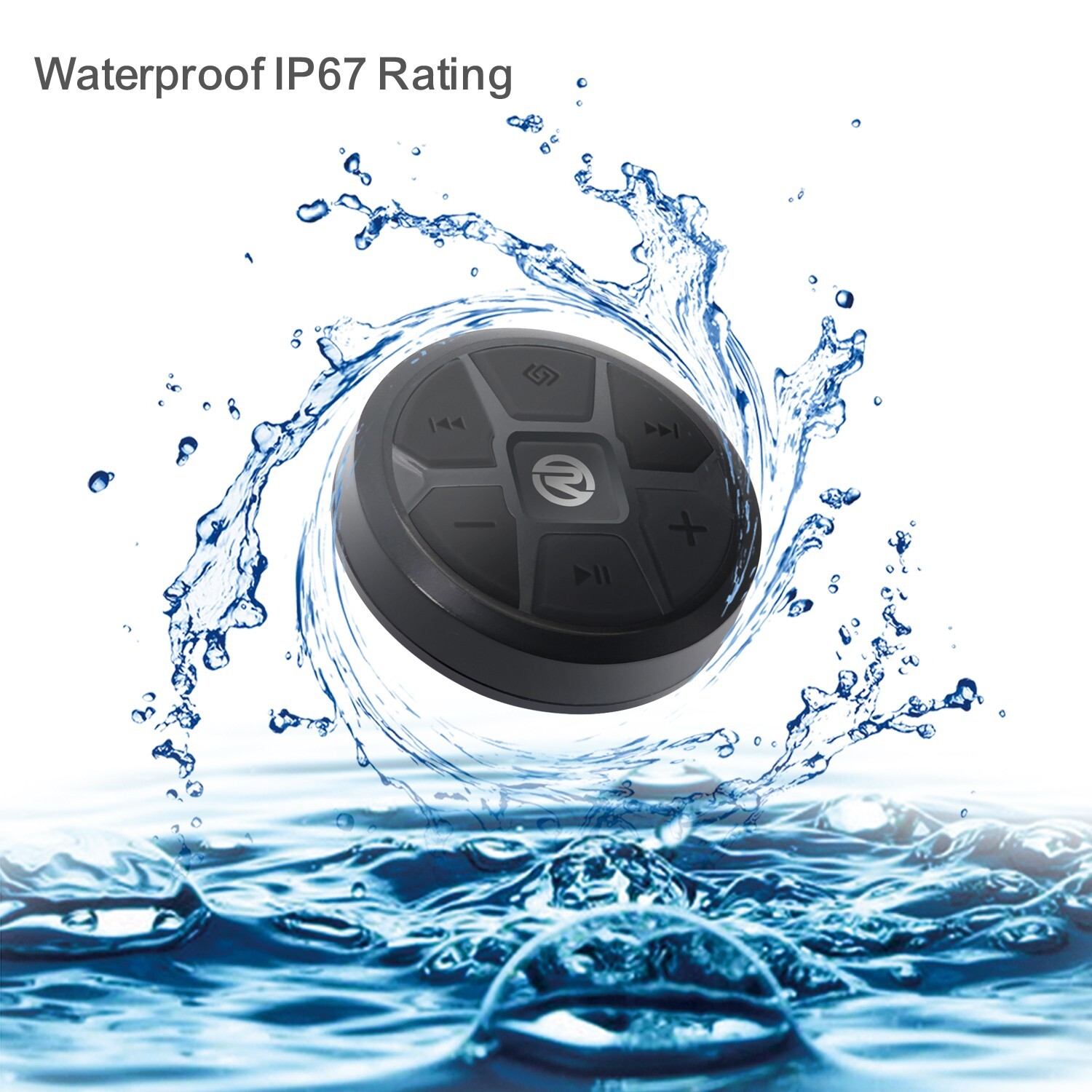 Recoil PRC-1 Waterproof Bluetooth Media Button Steering Wheel Remote Control