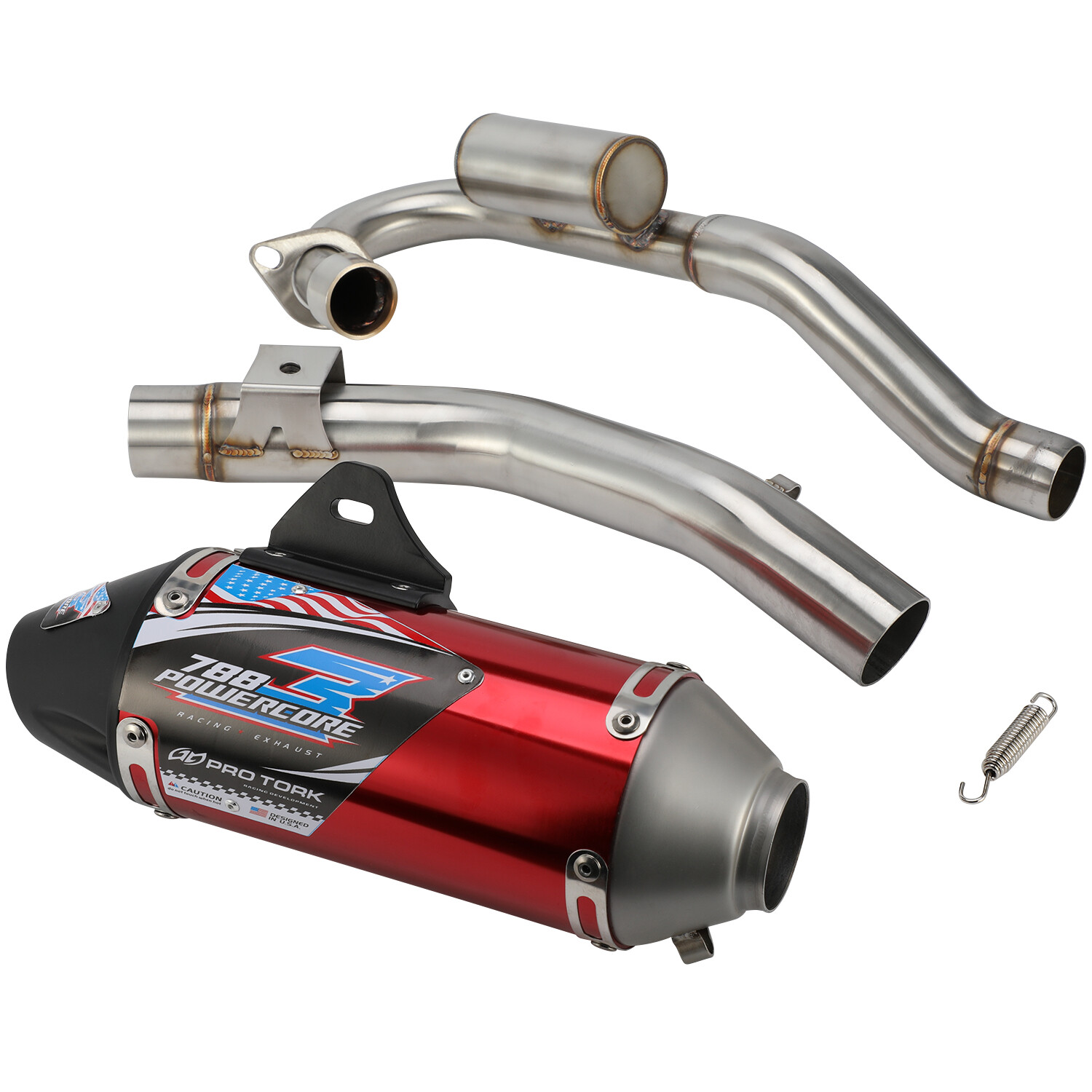 Motorcycle Exhaust Pipe Muffler Assembly Kit for CRF230F 2003-2013 Dirt Bike