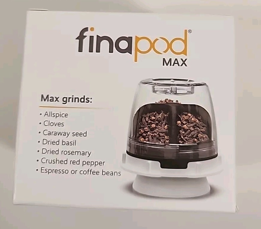 HTF Finamill MAX  Grinds Finapod Spice Grinder New In BOX Adjustable