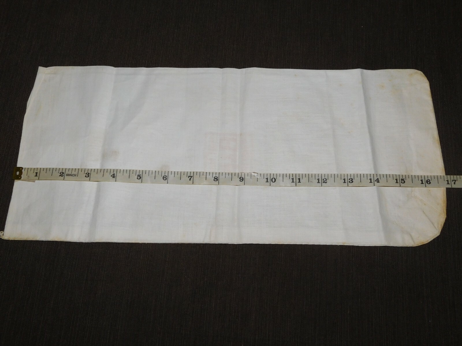 VINTAGE 16 1/2" X 7 1/2" B & K OAT MEAL BRACKMAN-KER MILLING CO FEED CLOTH SACK