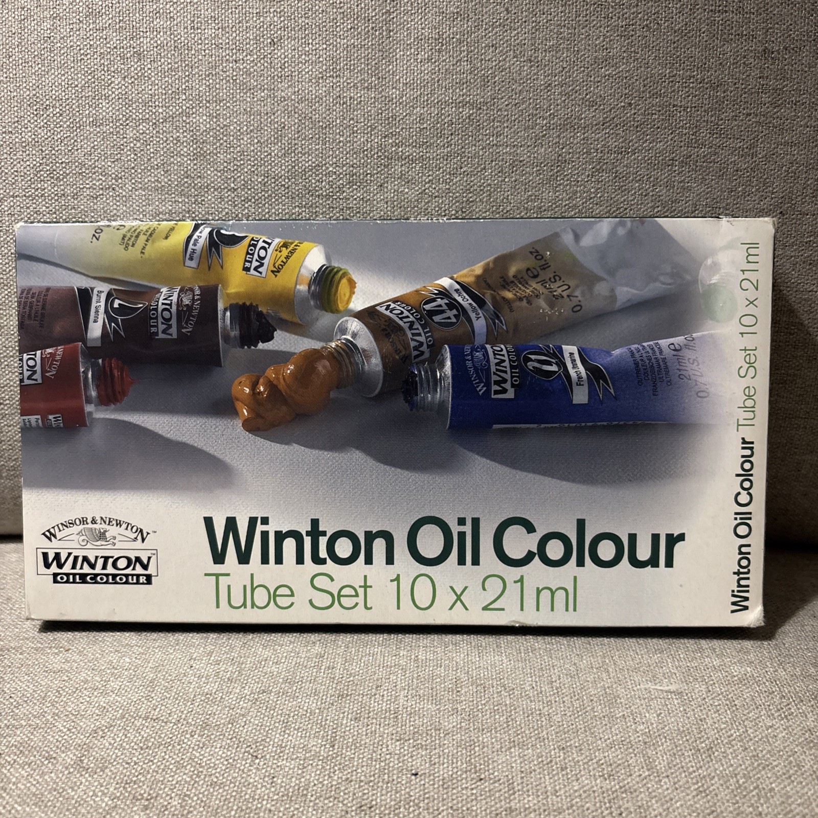 Winsor & Newton Winton Oil Colour Paint Set, Ten 21ml Tubes
