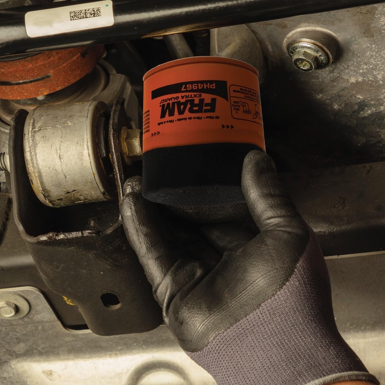 FRAM Extra Guard PH4967P Spin-On Engine Oil Filter 10K Mile Replacement