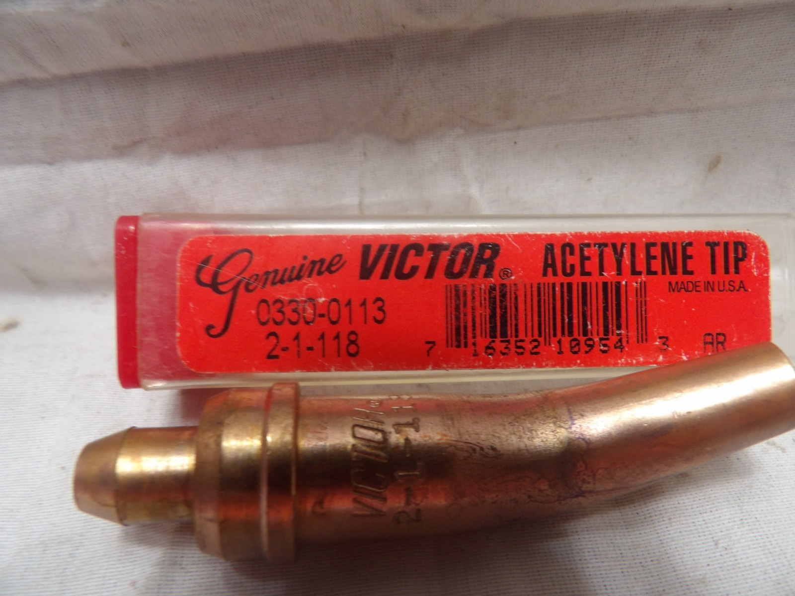 Victor Acetylene Tip 2-1-118 - Made in the USA