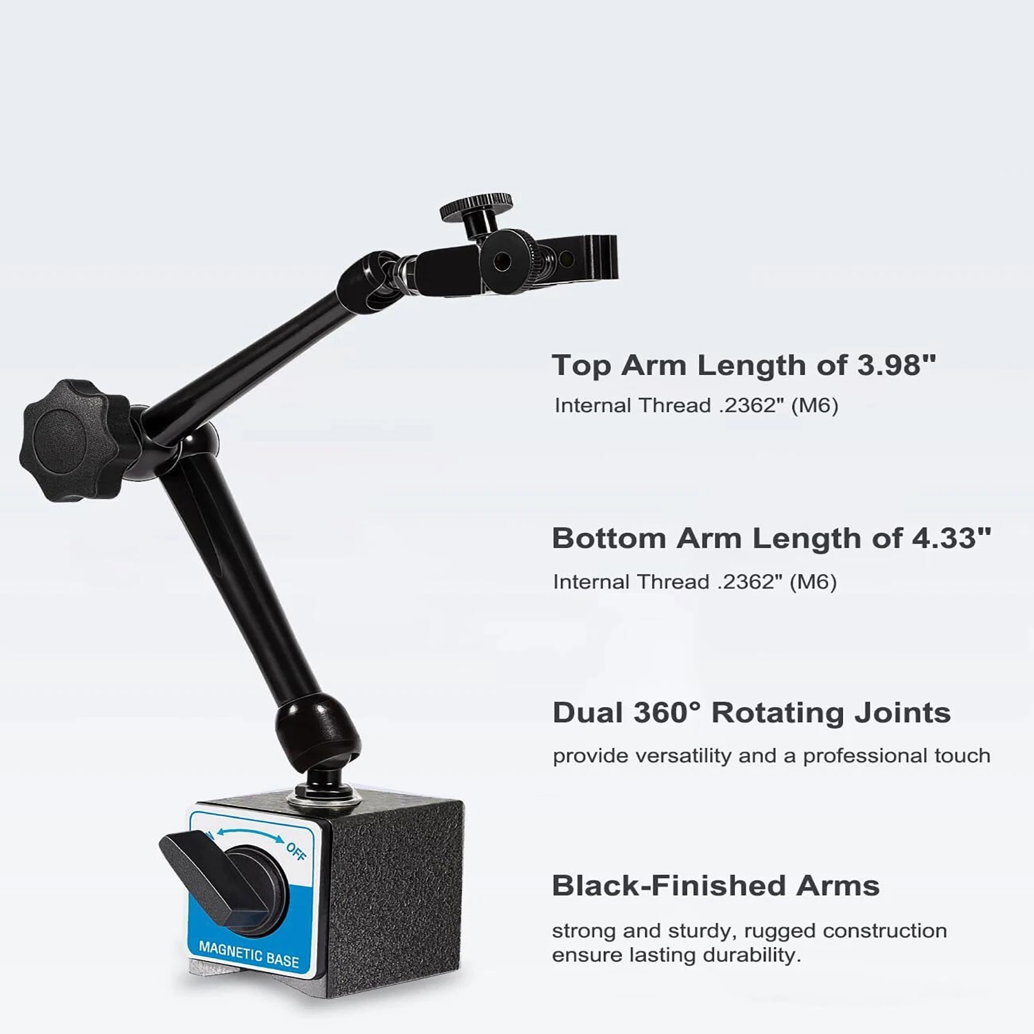 H-295 Magnetic Base Holder 176lb For Noga Dial Test Indicator DG61003