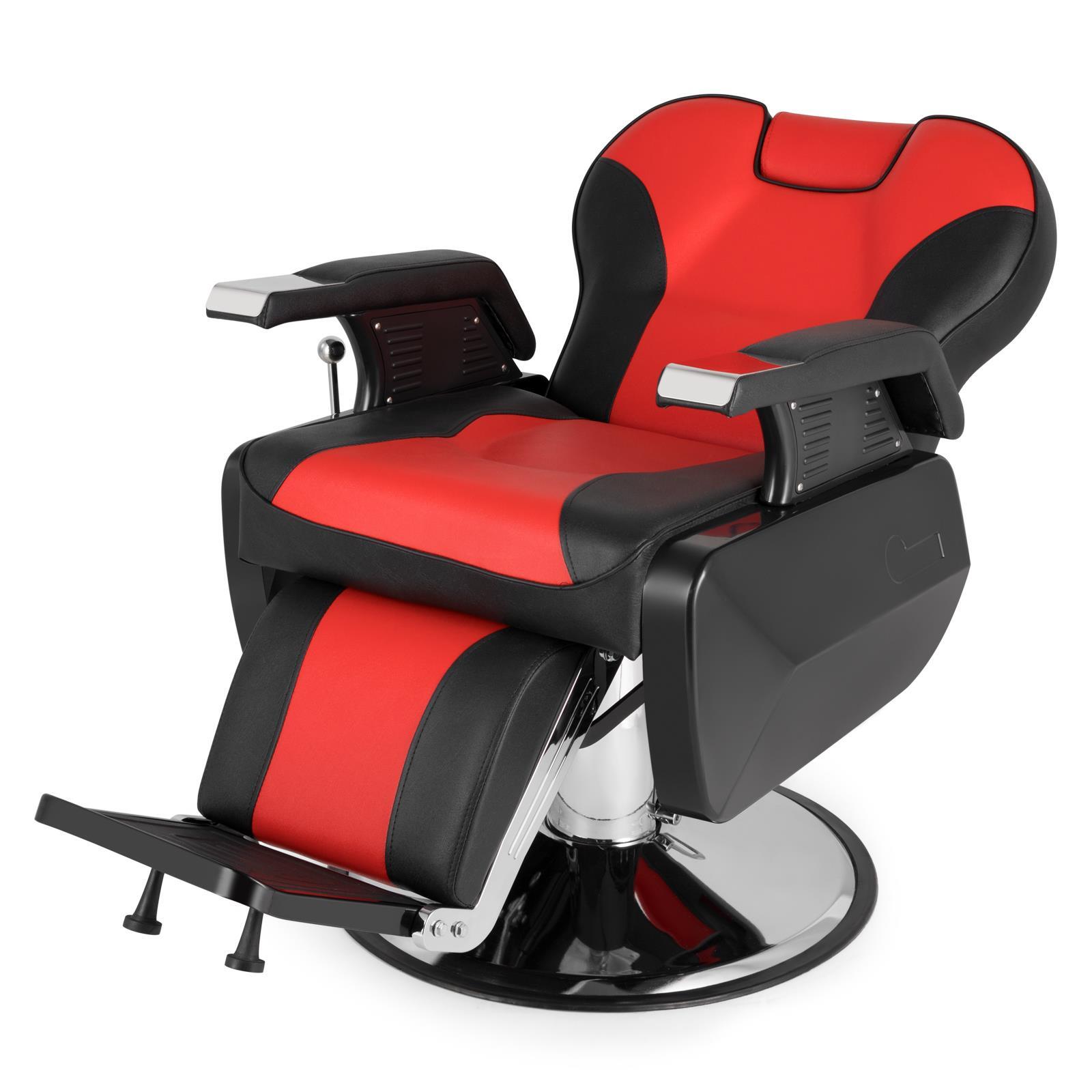 Heavy Duty Hydraulic Recline Barber Chair Salon Tattoo Beauty Chair Hair Cutting