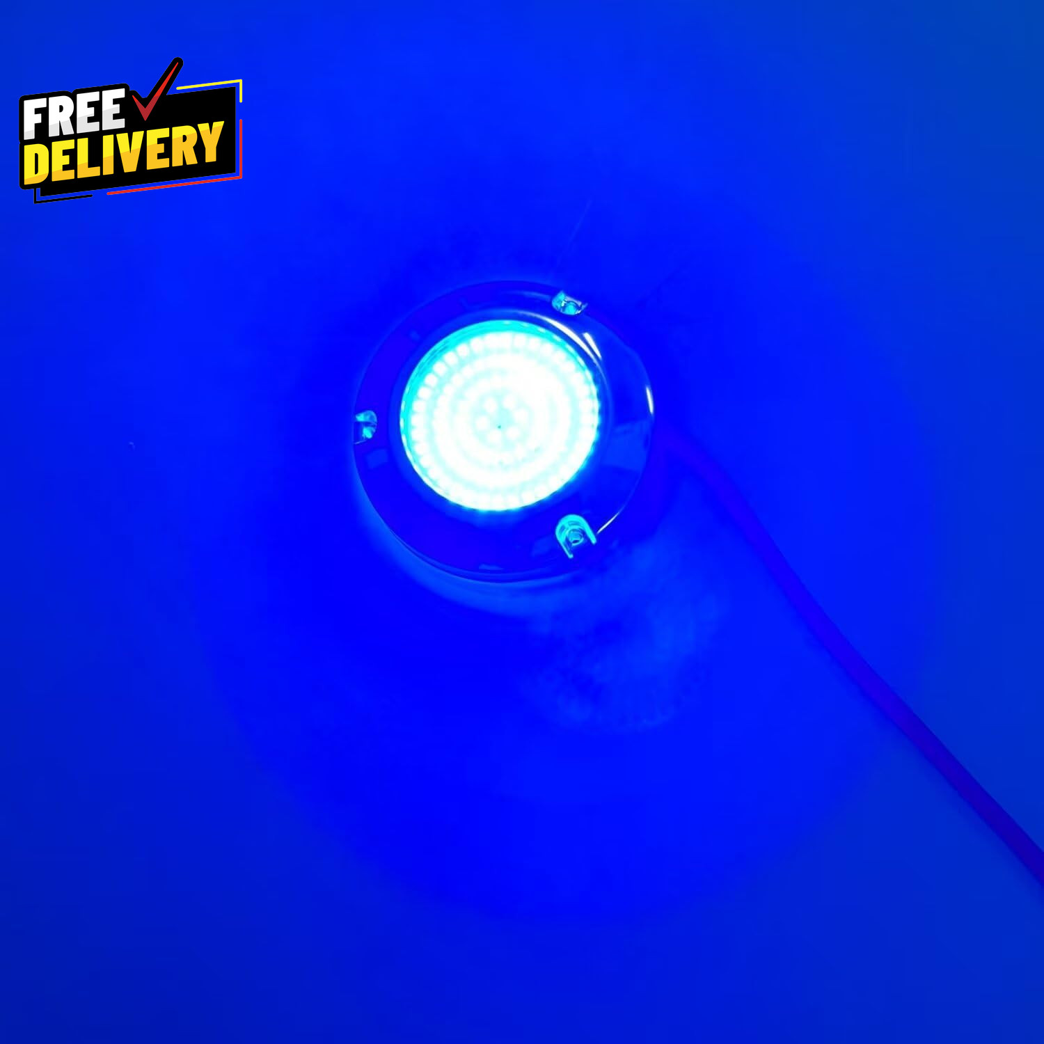 90Led Boat Marine Led Underwater Lights,Stainless Steel IP68 Waterproof Surface