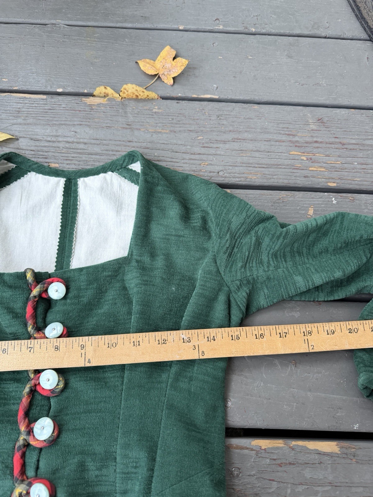 Victorian Christmas Costume 3-Piece Dickens Caroler Dress Bodice Skirt Set