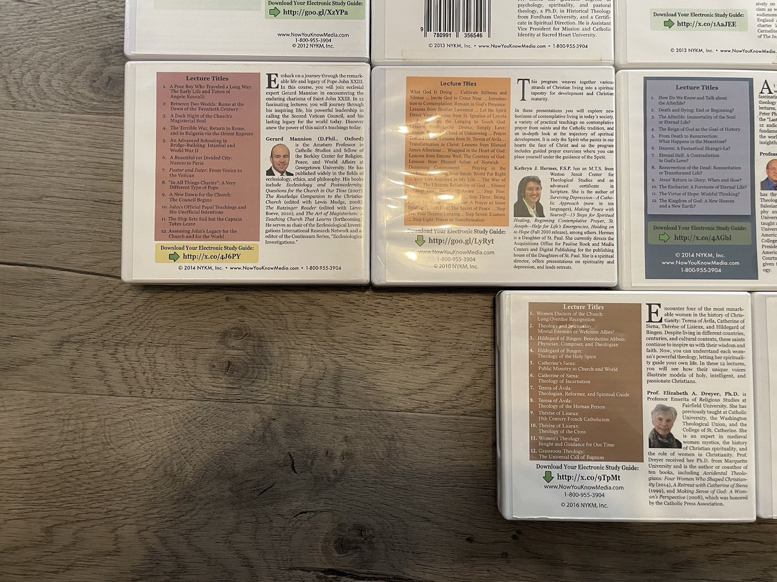 Now You Know Media Christian Lecture CD Lot Of 17 Sets Of Lectures 87 Total CDs