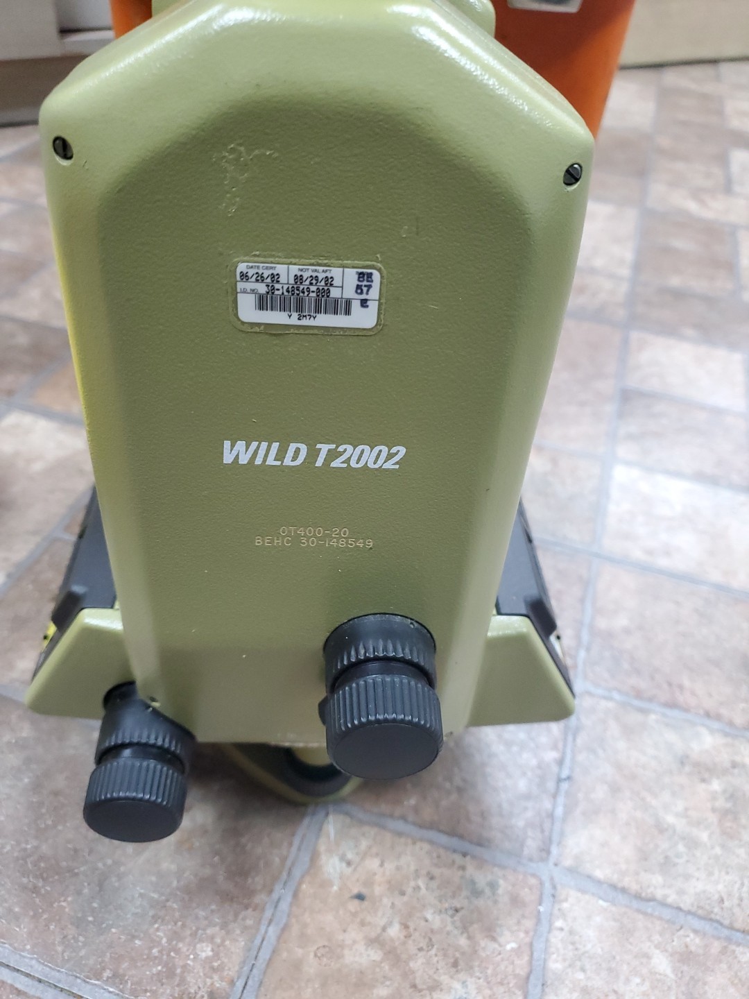 Leica Wild T2002 Theomat Electronic Precision Theodolite No battery
