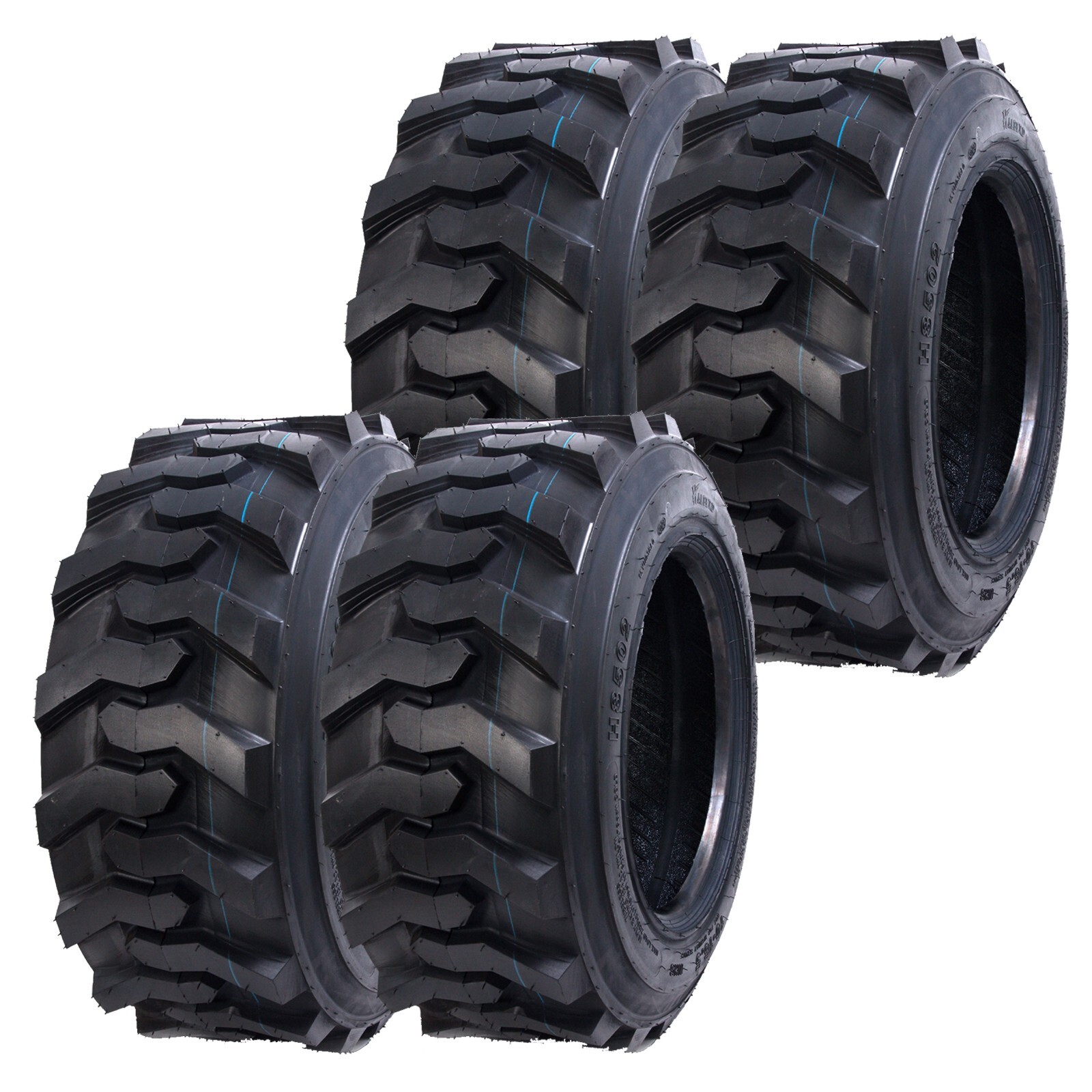 Set Of 4 10-16.5 SKS SKID LOADER TIRE 10PR Heavy Duty 10x16.5 Industrial Tires