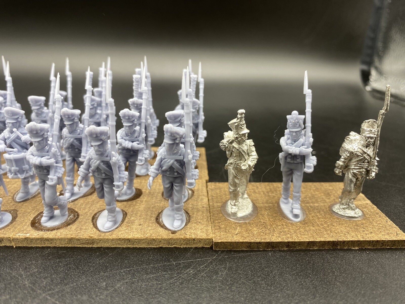 28mm, 3D Printed, Napoleonic, Russian 1812 Line Infantry (36), Black Powder