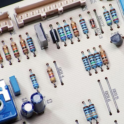 25 Values 2W Metal Film Resistor Kit from 1 Ohm to 1M Ohm 2 Watt 1% Resistors