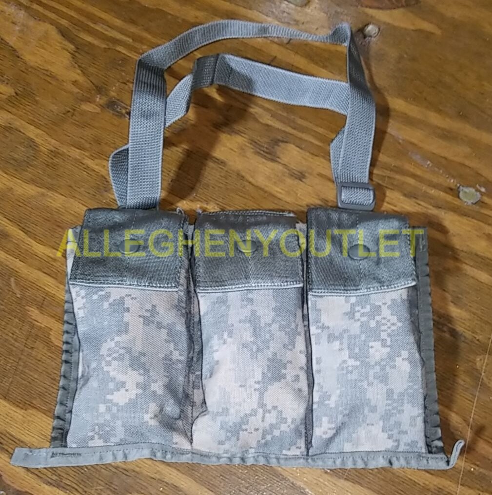 6 Magazine ACU Bandoleer Pouch, MOLLE Mag Pouches Military Army UCP Camo EXC