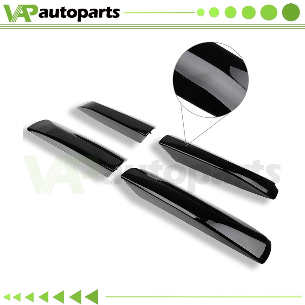 For 2008-2013 Toyota Highlander Set Roof Rack Rails Cover End Shell Replace