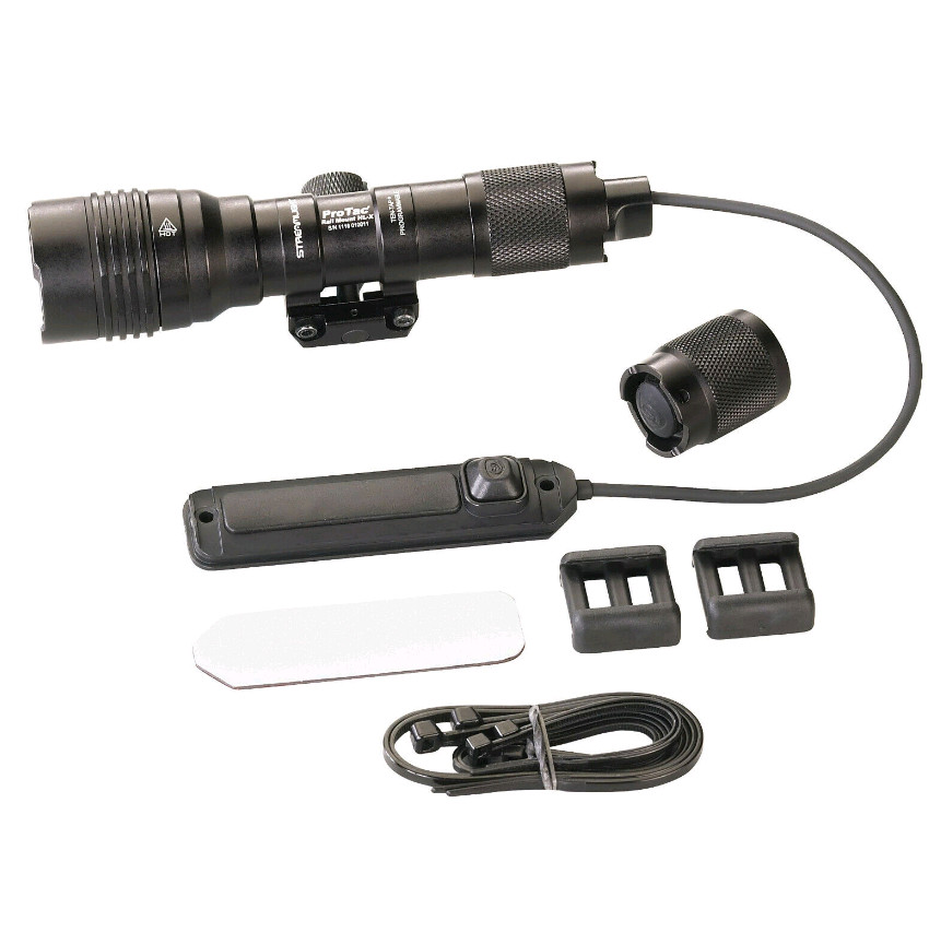 Streamlight 88066 ProTac Rail Mount HL-X Fixed Mount Ten Tap, 1000 Lumens, Black