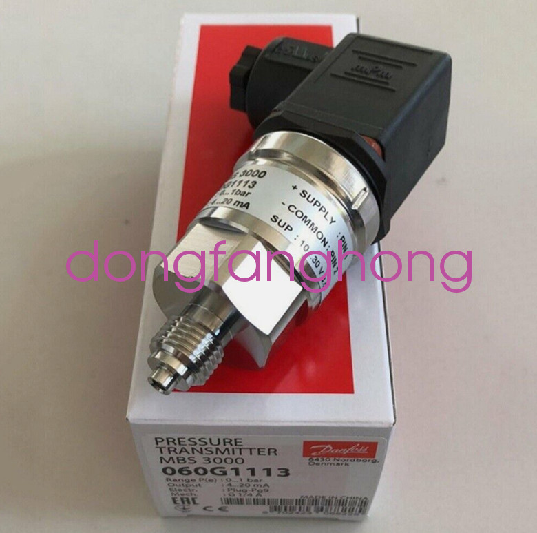 1pcs Danfoss pressure sensor MBS3000 060G1113 0-1 Bar 4-20mA FedEx or DHL or UPS