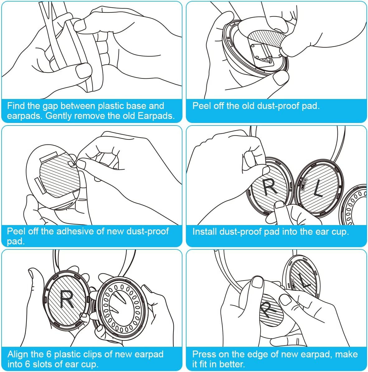 Ear Pads Soft Cushion Replacement For Bose Noise Cancelling 700 NC700 Headphones