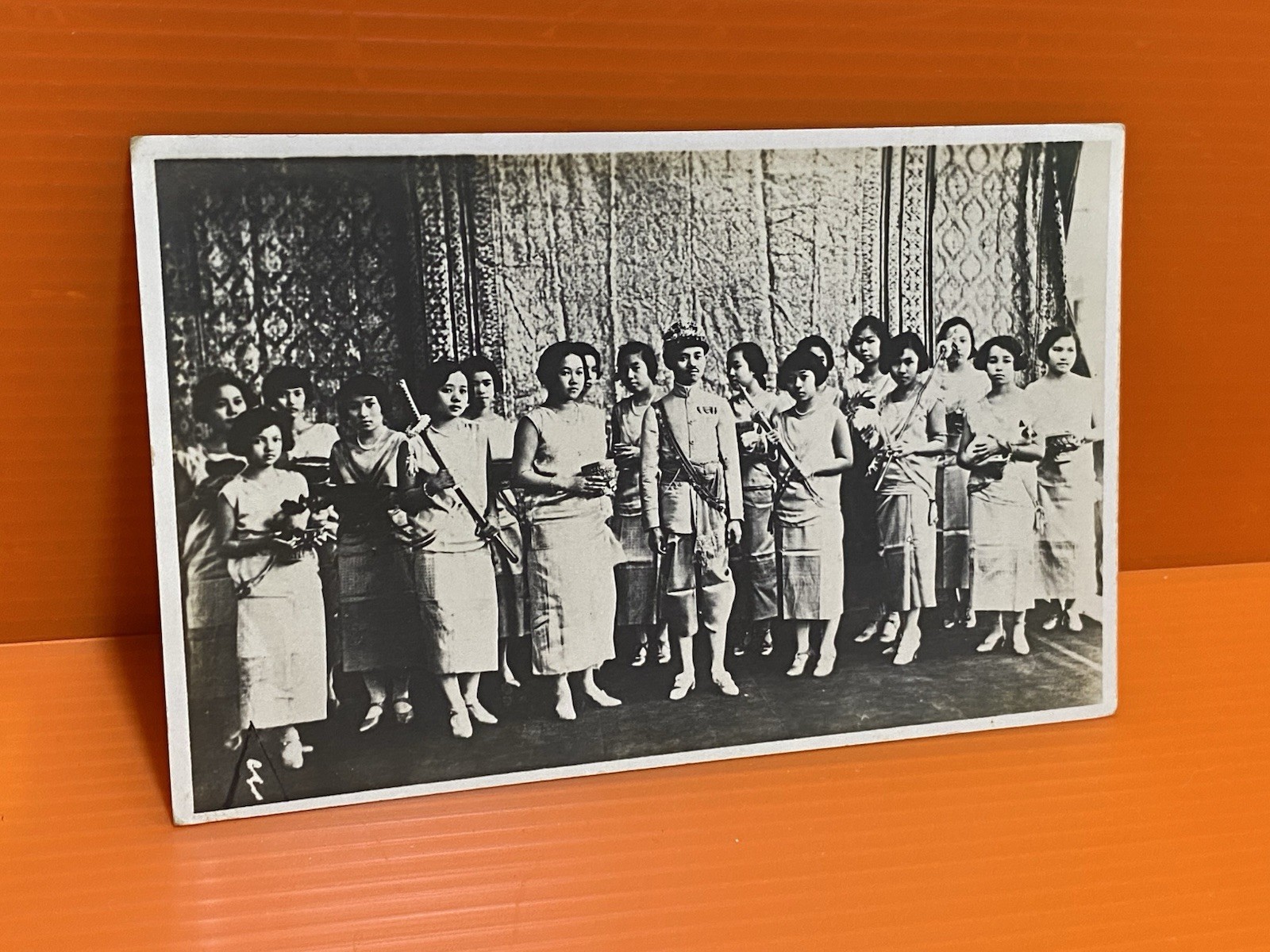 Siam Thailand Postcard King Rama7 & Royalty Family 1930 9*13.5 cm. Free shipping