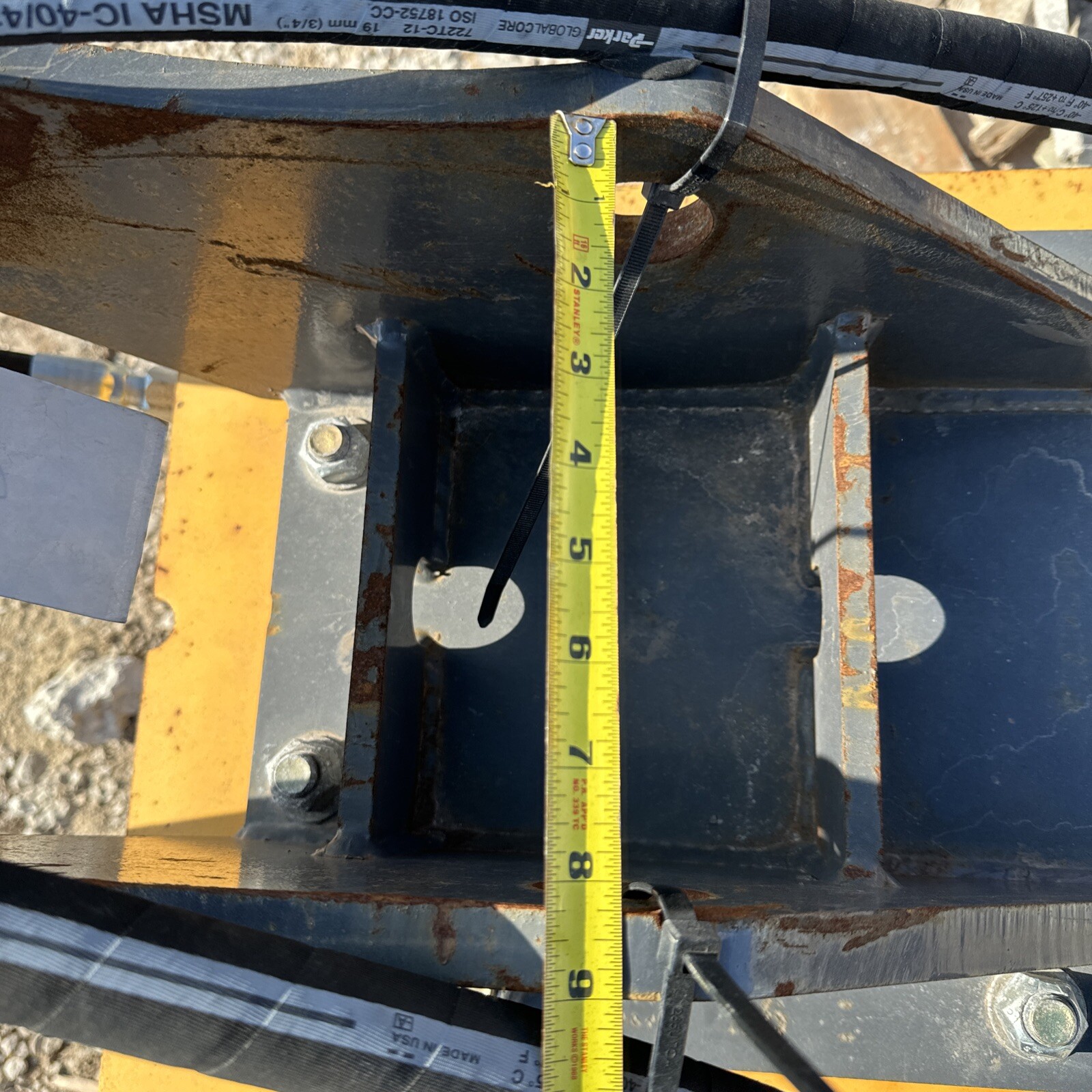 Indeco IHC 75 Mini Excavator Compactor Loader Backhoe Cat Case 24x25 Plate