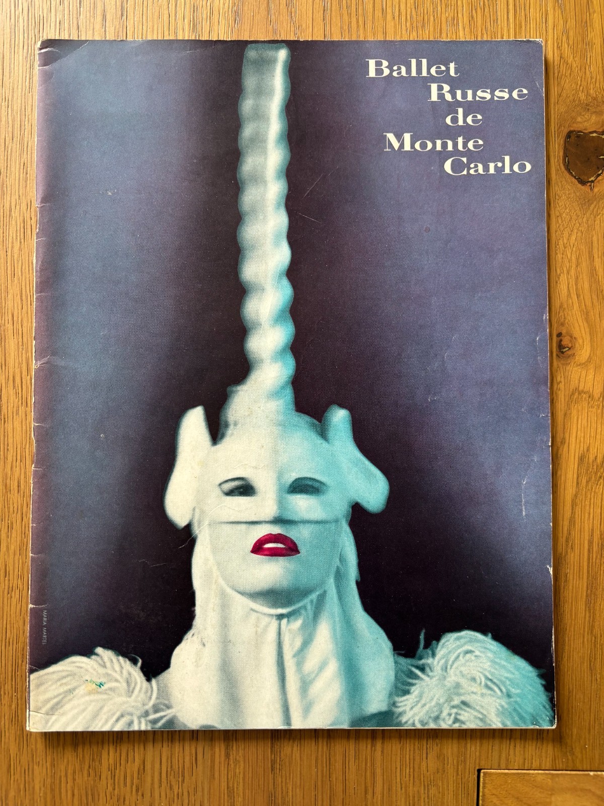 1956 program W/30 AUTOGRAPHS BALLET RUSSE DE MONTE CARLO NOVAK/CHOUTEAU/HOWARD