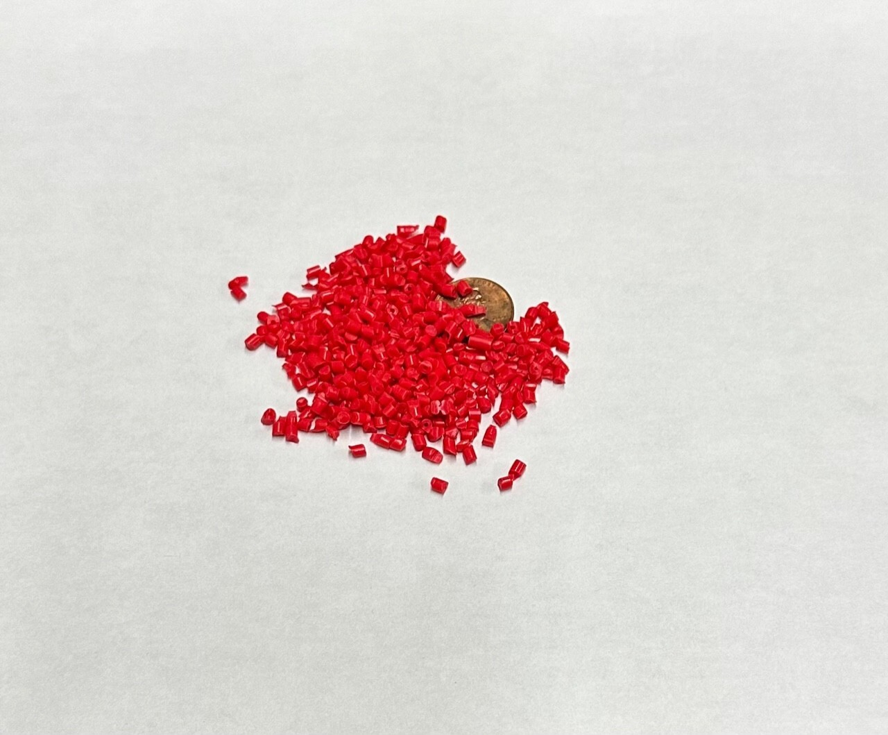 PP Plastic Pellets Polypropylene Resin Material Injection Molding Red 10 Lbs