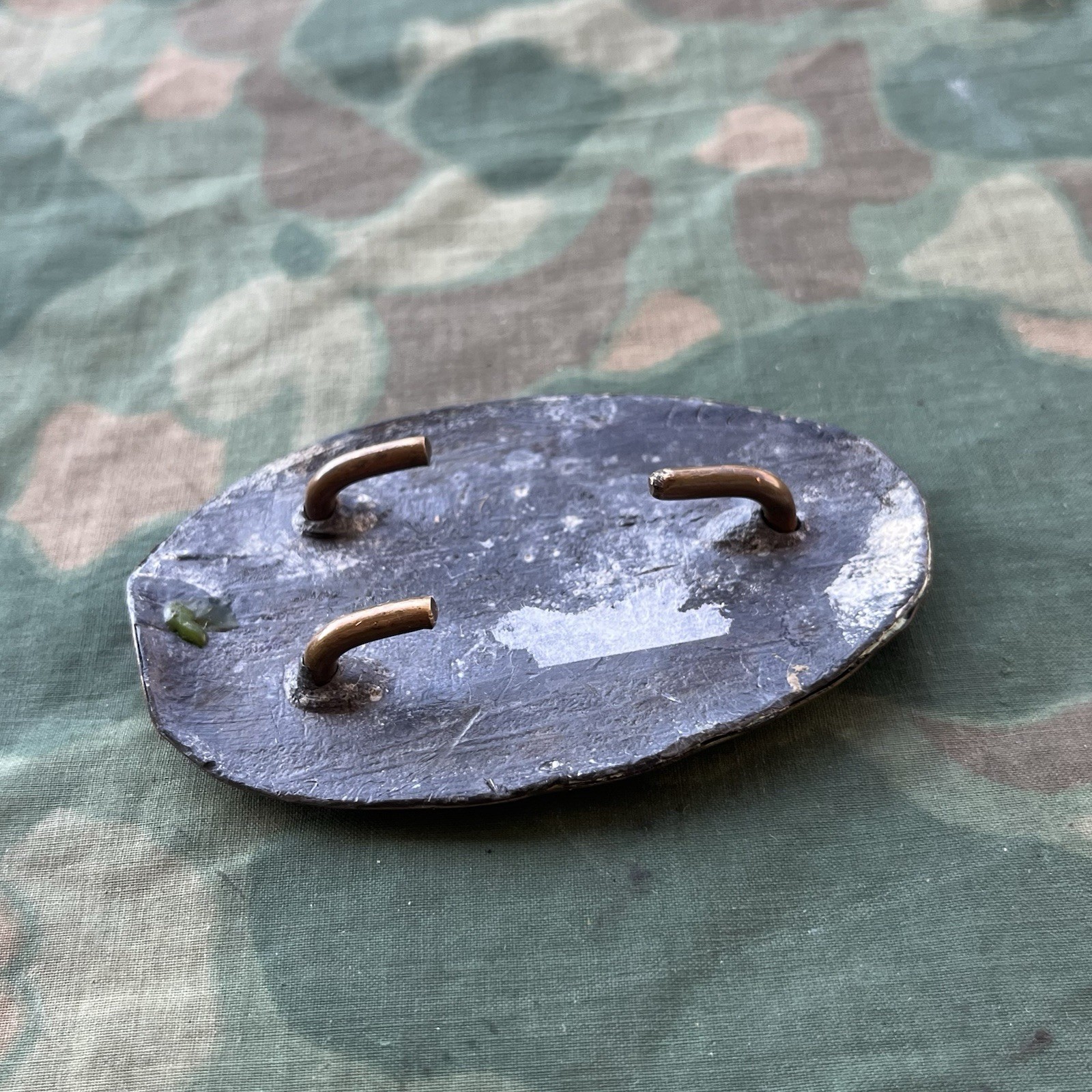 Vintage Civil War US Belt Buckle Lead Filled Reproduction Used