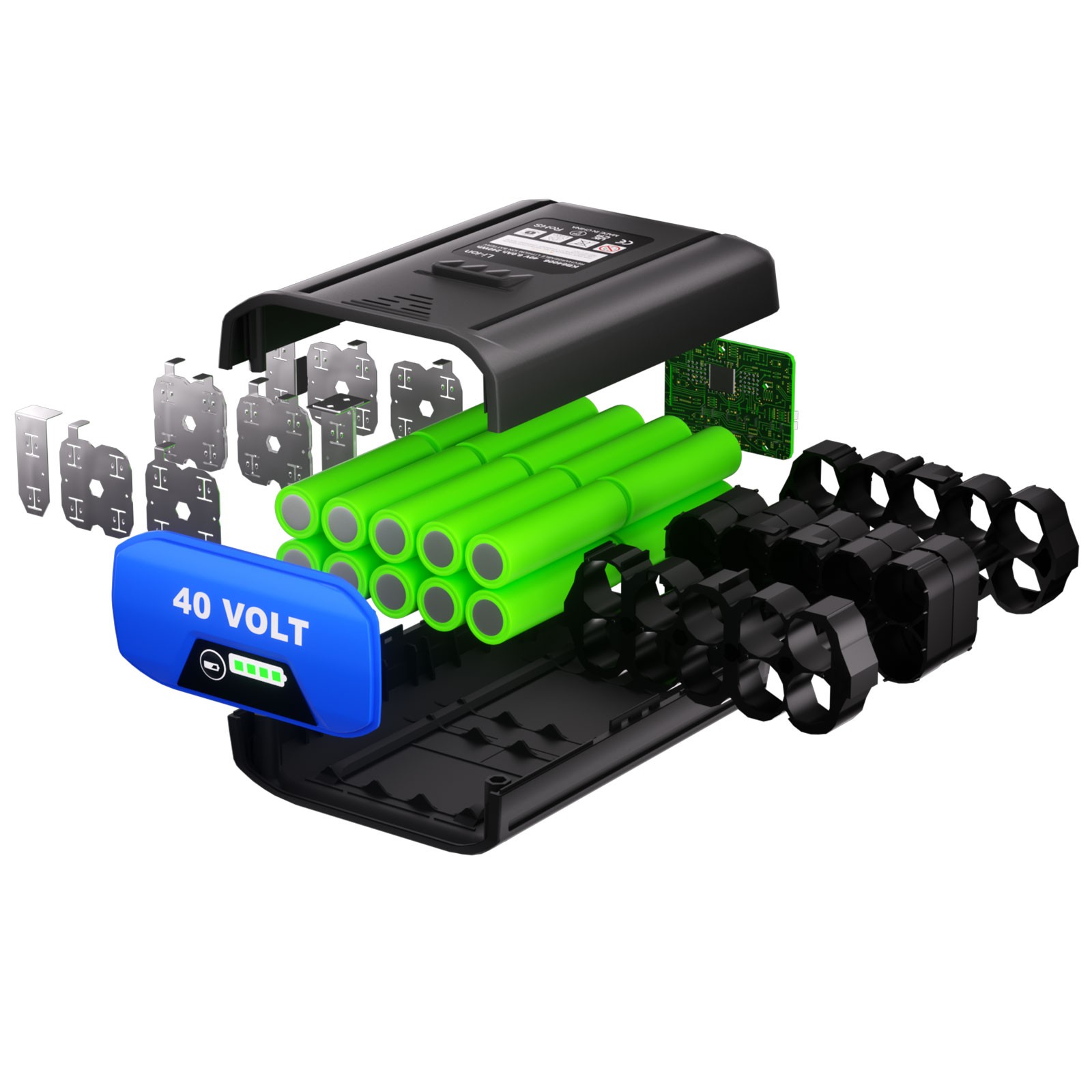 2 PACK For Kobalt 40v MAX 6.0 Ah Extended Run Li-Ion Battery KB440-03 KB540-06