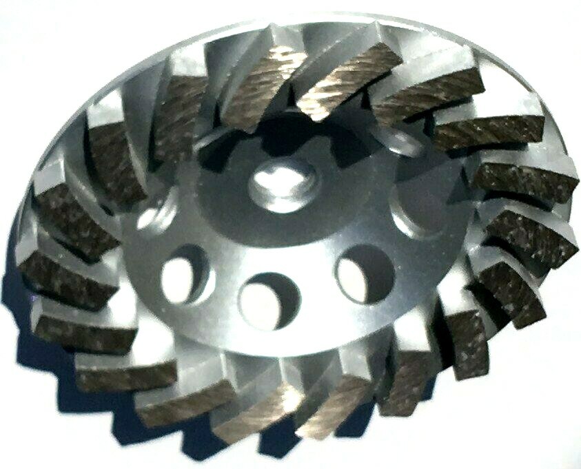 5" Turbo Diamond Cup Wheel 18High Seg- Concrete Stone Masonry Asphalt Grind-BEST