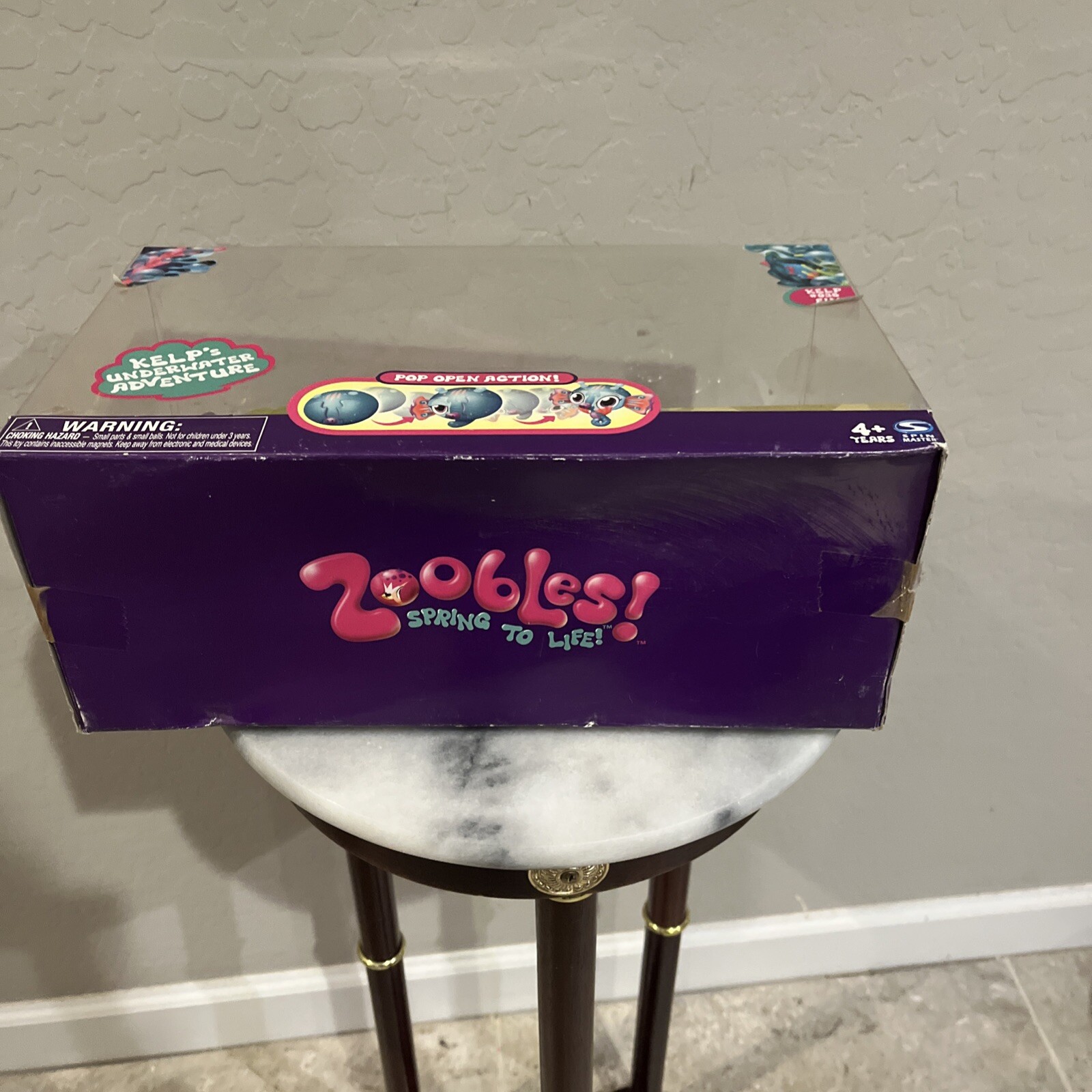 Zoobles Kelps Underwater Adventure Spring to Life toy playset girls Complete