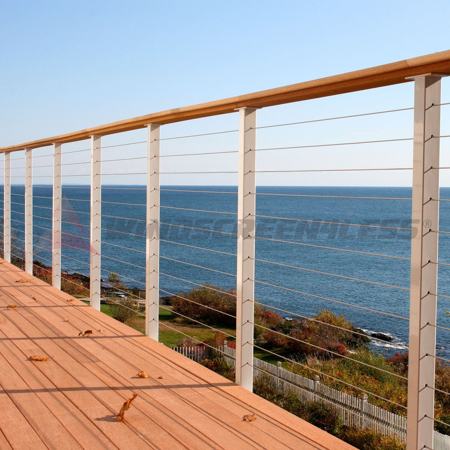 Wire Rope and 8 Pcs Clips Wire Cable Galvanized Metal Clamp for Sun Shade Sail