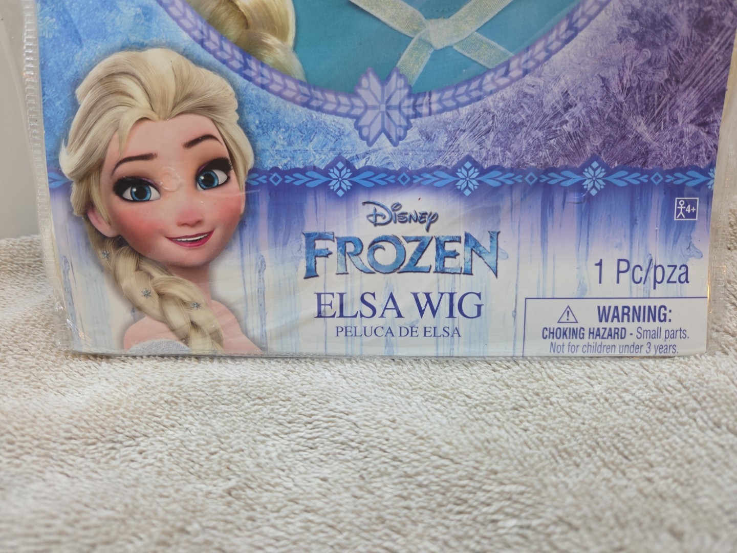 Disney ELSA Wig by AMSCAN Child's Frozen Hair Wig Dress-Up Costume NIB